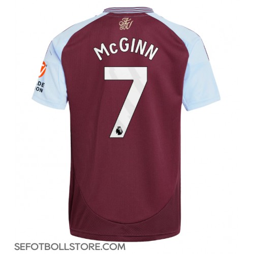 Aston Villa John McGinn #7 Replika Hemmatröja 2024-25 Kortärmad